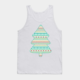 Bright and Happy Fair Isle Tank Top